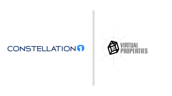 Constellation1 logo with Virtual Properties logo