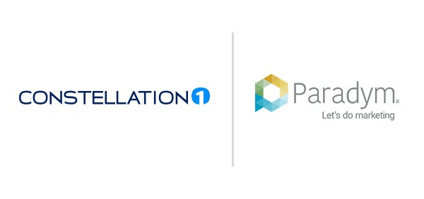 constellation1 logo and paradym logo