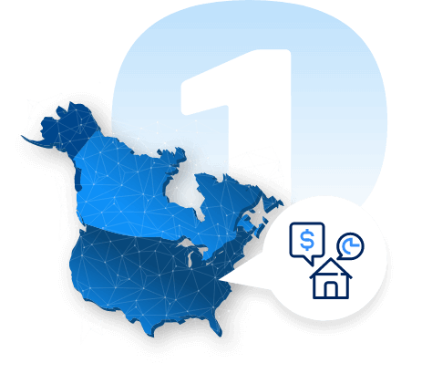 Constellation1 logo with Data Services map graphic